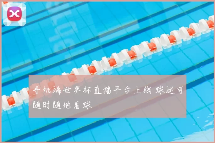 手机端世界杯直播平台上线 球迷可随时随地看球