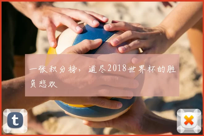 一张积分榜,道尽2018世界杯的胜负悲欢