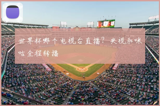 世界杯哪个电视台直播?央视和咪咕全程转播