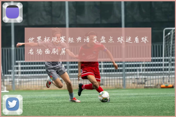 世界杯观赛经典语录盘点 球迷看球名场面刷屏