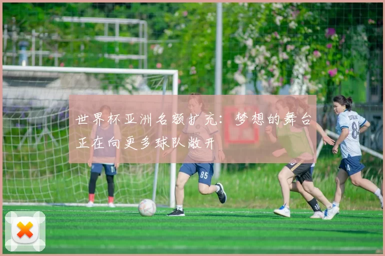 世界杯亚洲名额扩充：梦想的舞台正在向更多球队敞开